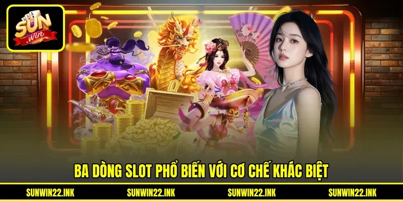 Ba dòng slot phổ biến với cơ chế khác biệt Ba dòng slot phổ biến với cơ chế khác biệt