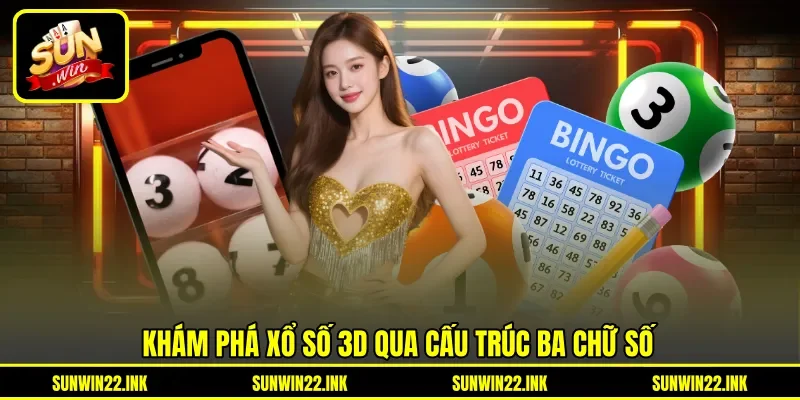 Khám phá xổ số 3D qua cấu trúc ba chữ số
