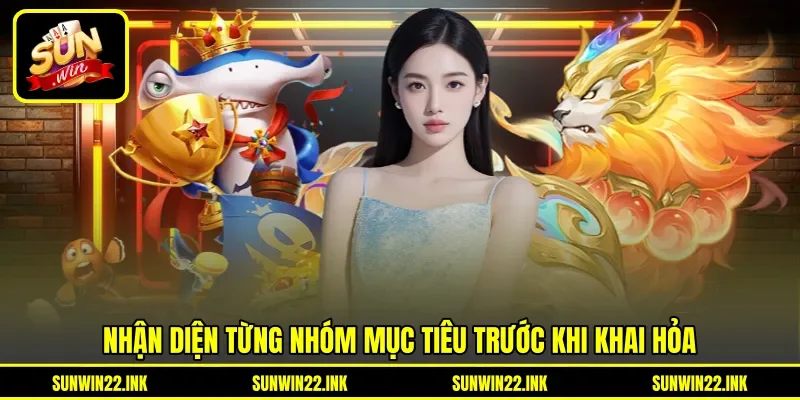 Nhận diện từng nhóm mục tiêu trước khi khai hỏa