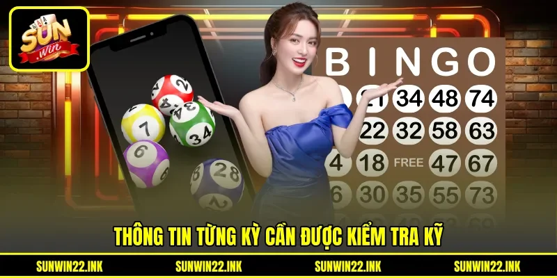 Thông tin từng kỳ cần được kiểm tra kỹ